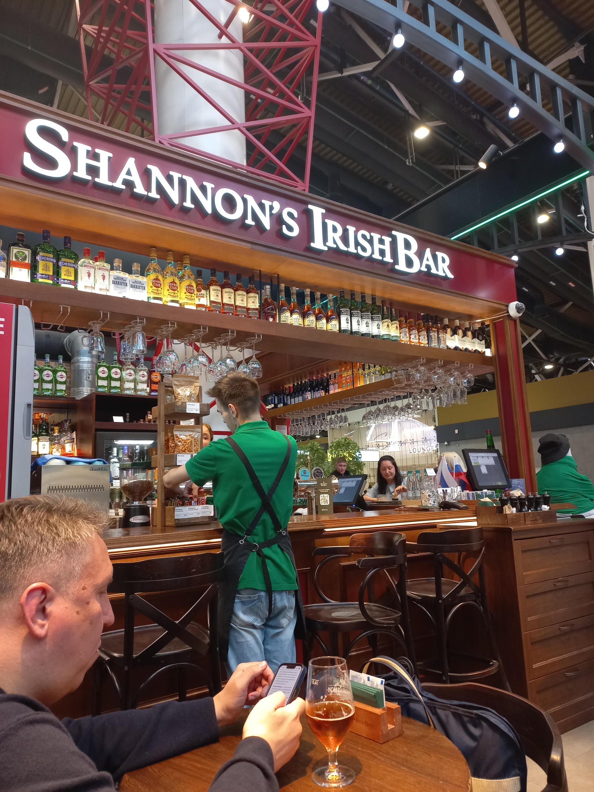 Shannon`s Irish bar, Шереметьево, Международный Аэропорт Шереметьево,  терминал B, Химки — 2ГИС