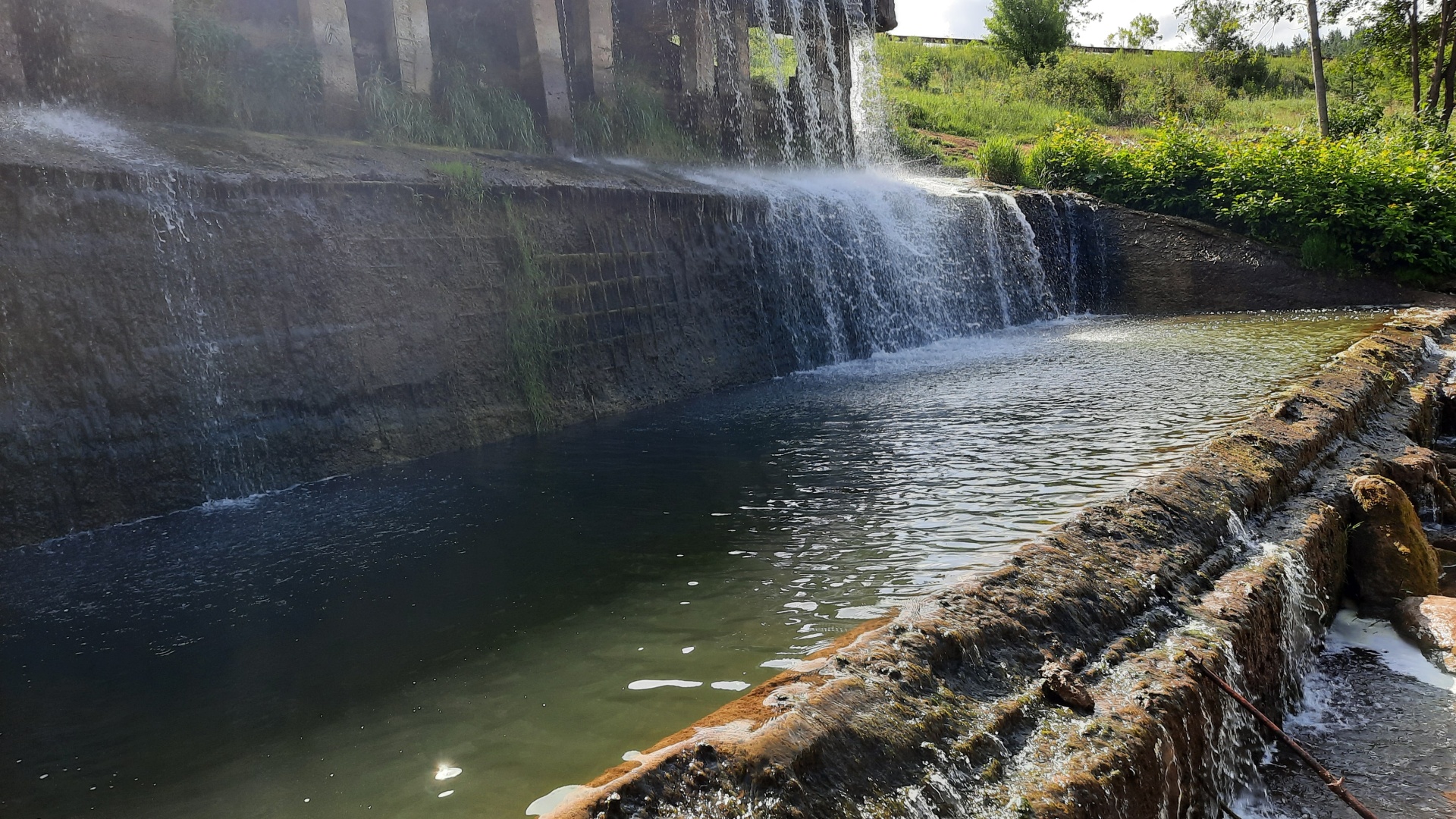 Водопад в ижевске каменное