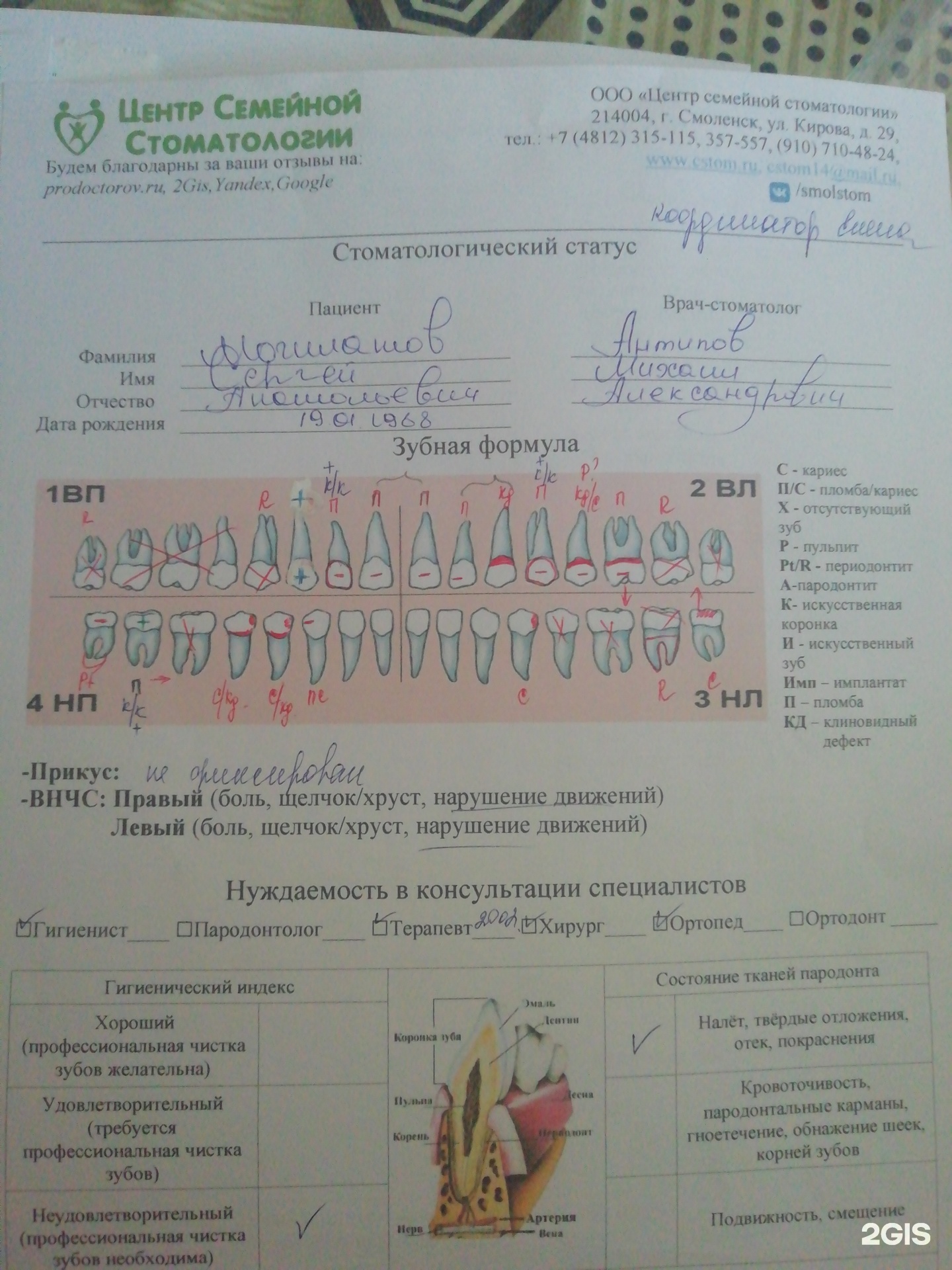 Центр Семейной Стоматологии, улица Кирова, 29, Смоленск — 2ГИС